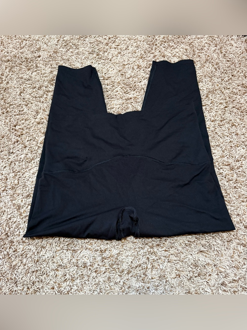 SPANX Black High-Rise Crop Leggings women’s size XL